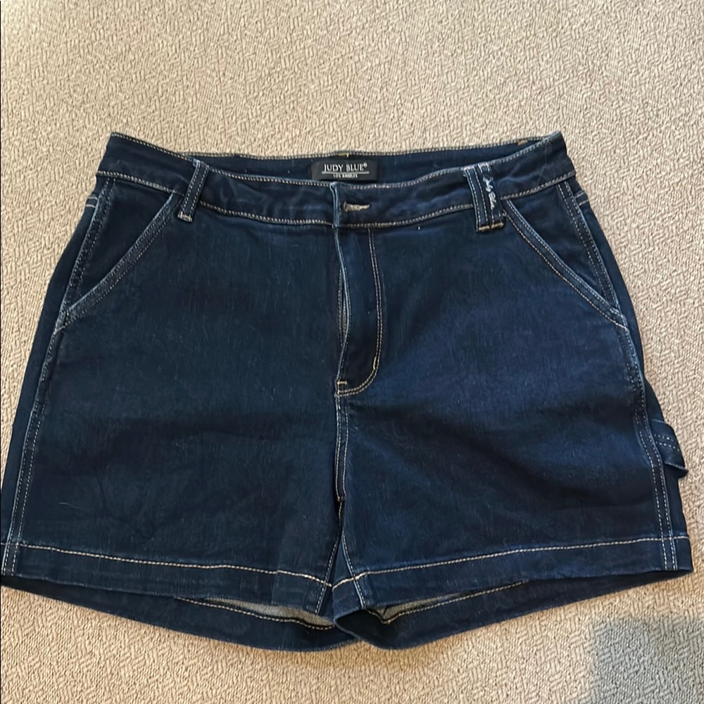 Judy Blue Blue Jean Shorts Carpenter Denim Style